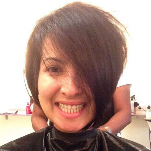 shraddha nigam doing her new makeover