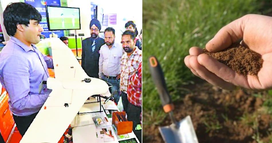 agrotech 2016, iit kharagpur students invented technique to test soil by using drone