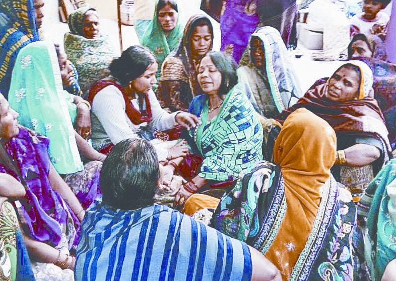 Victimes of train accident