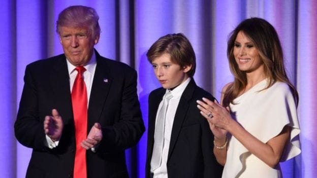 why Donald trump's wife will not be moving to the white house?