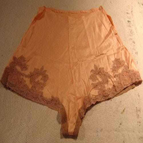 Silk knickers worn by Adolf Hitler’s lover Eva Braun 