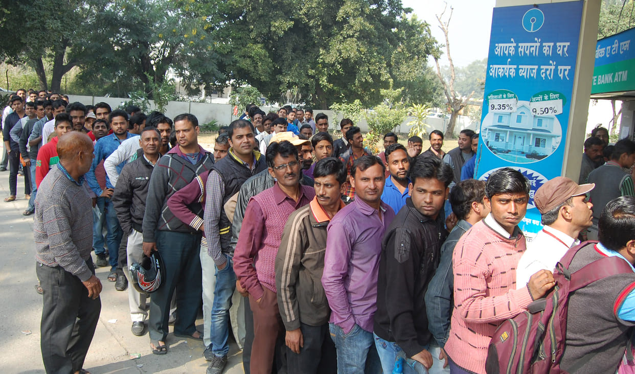 demonetisation day 20: queues still out of banks