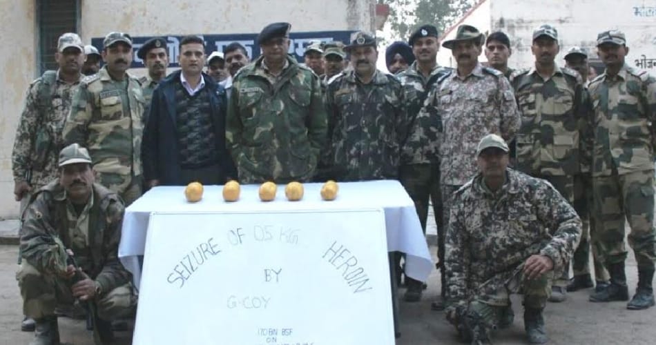 25 Crore of heroine recovered from indo pak border
