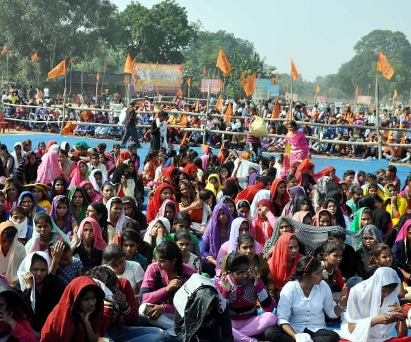 abvp rally in lucknow.