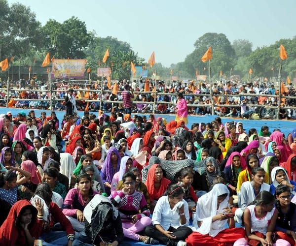 abvp rally in lucknow.