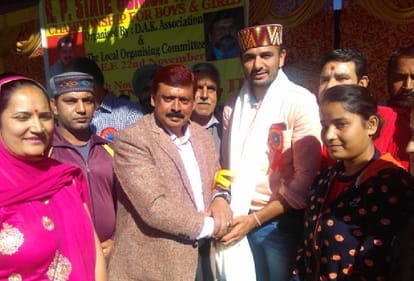 Ajay Thakur at Naina Devi Temple, Himachal.