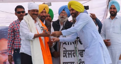 delhi cm arvind kejriwal punjab daura, rally in patiala