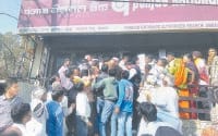currency crisis, people, bank, atm, kaithal