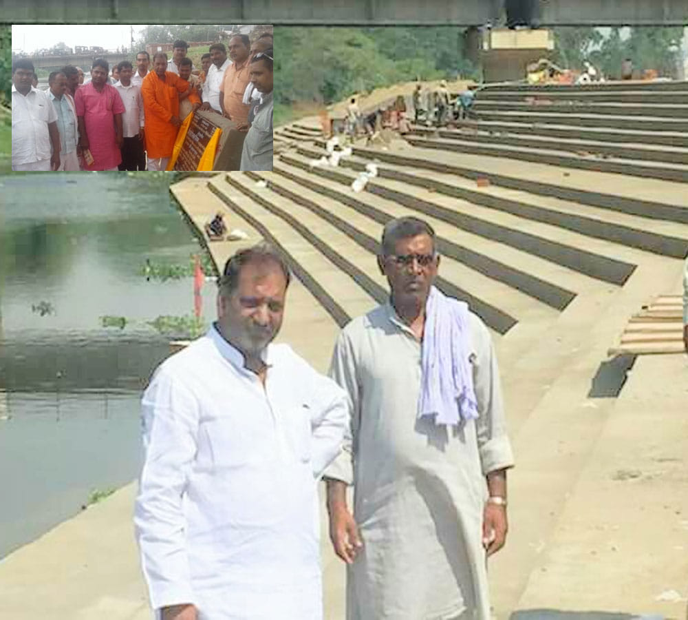 chairman chhattelal devoted paved pier 