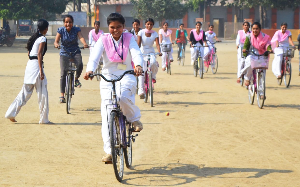Shuchi and bicycle race was won by Avantika