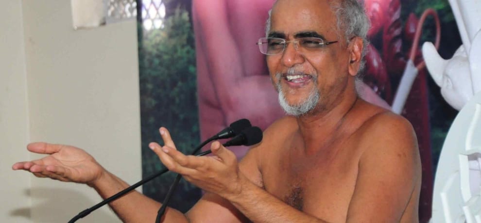 Jain Muni Tarun Sagar kept his thoughts