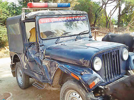 police run away 20 km