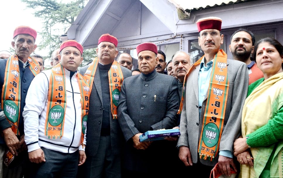 Many People Join BJP in Virbhadra Singh Vidhansabha constituency.