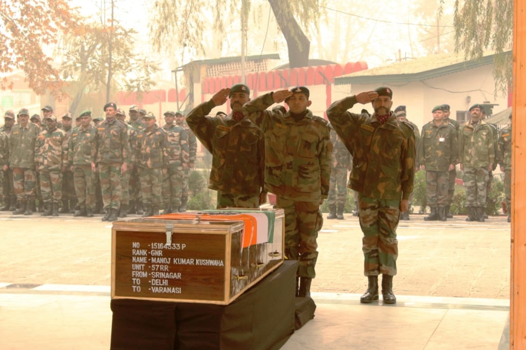 ARMY PAYS TRIBUTES TO MARTYRS