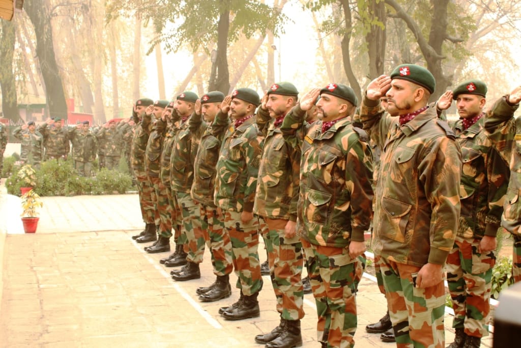 ARMY PAYS TRIBUTES TO MARTYRS
