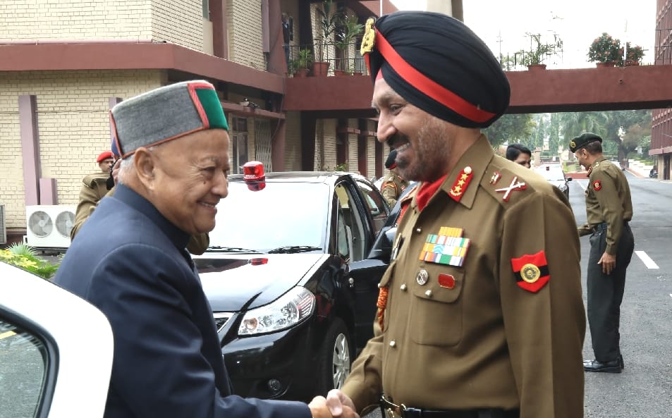 Virbhadra Singh Statement on Annadale Ground at Shimla.