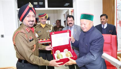 Virbhadra Singh Statement on Annadale Ground at Shimla.