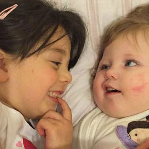 This girl cannot life due to a rare disease