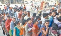 Cash in banks are low, people coming out of the back, Karnal