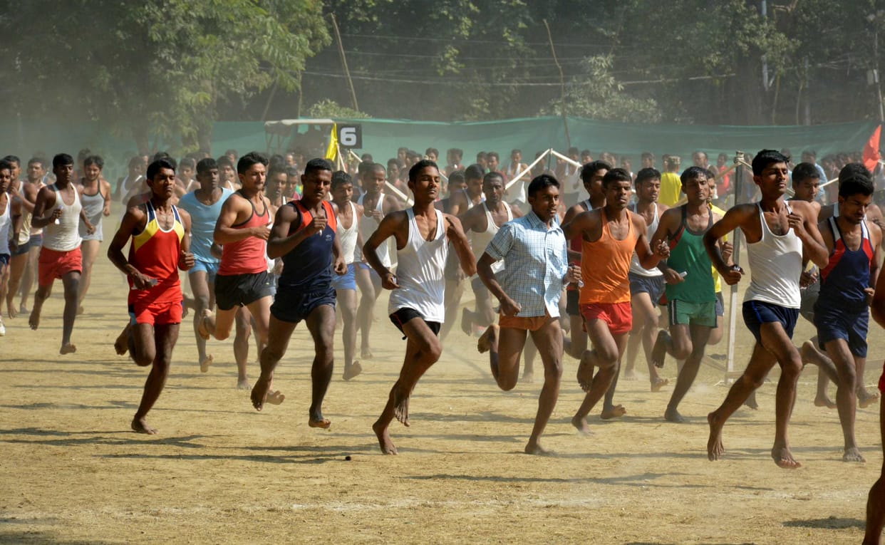 army recruitment training camp for punjab youth 