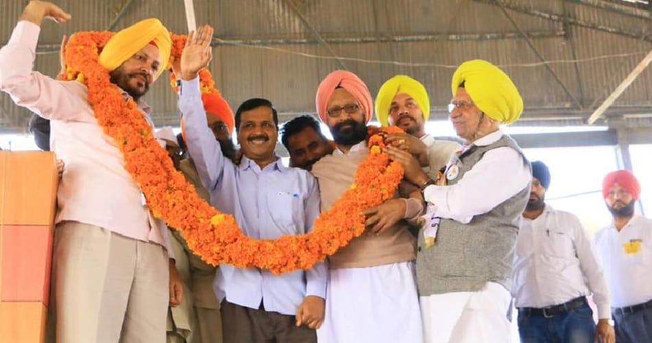 delhi cm arvind kejriwal punjab daura, rally in patiala