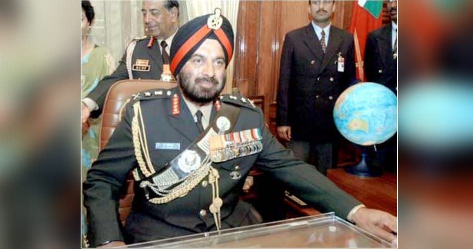 General Joginder Jaswant Singh questions on pak