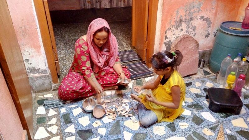 Household of children having to break the piggy bank run