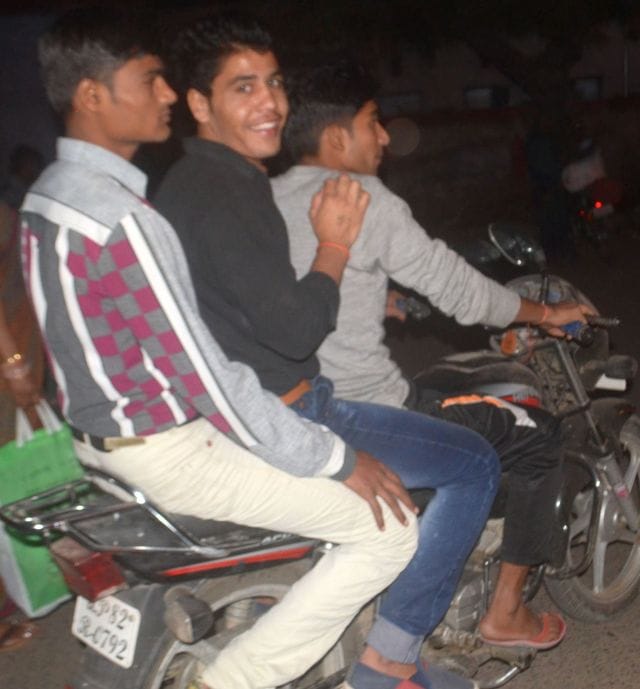 Ignoring traffic rules in month