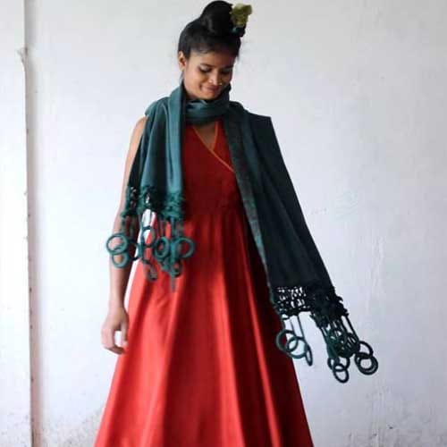 This beautiful Delhi domestic help is now a model for leading Indian designer
