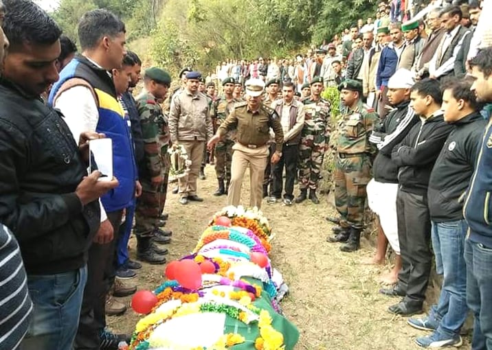 Himachali Solider Narender Kumar Killed in Kanpur Train Accident.