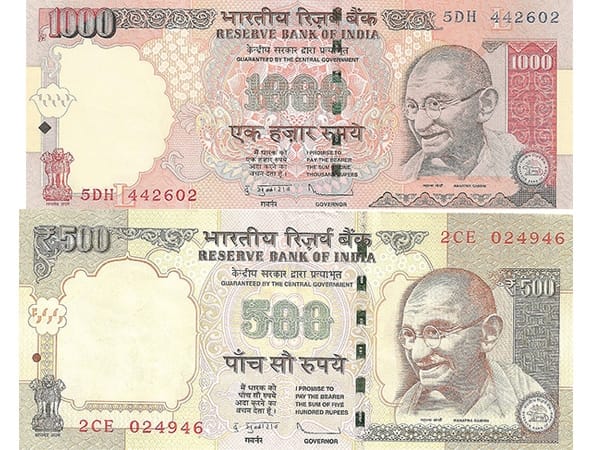 last date of payment with 500 and 1000 rupees note