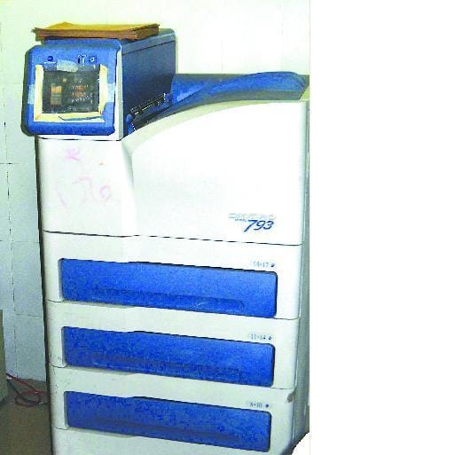 The showpiece of the district hospital, digital x-ray machine
