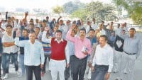 Rally employees to strike and plans made, Karnal