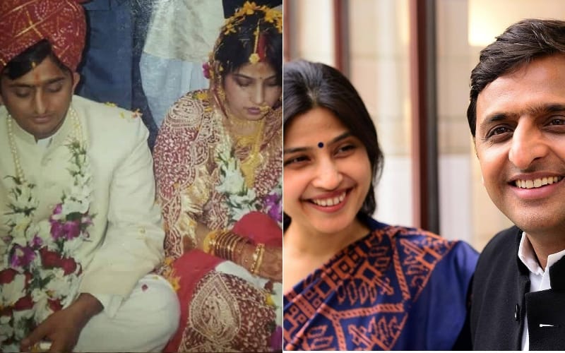 akhilesh dimple marriage story