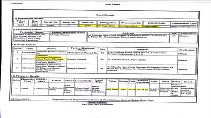 BJP  bought land worth crores just before note ban