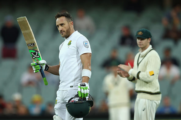 Faf Du Plessis Scored a Ton In Day Night Test Against Australia