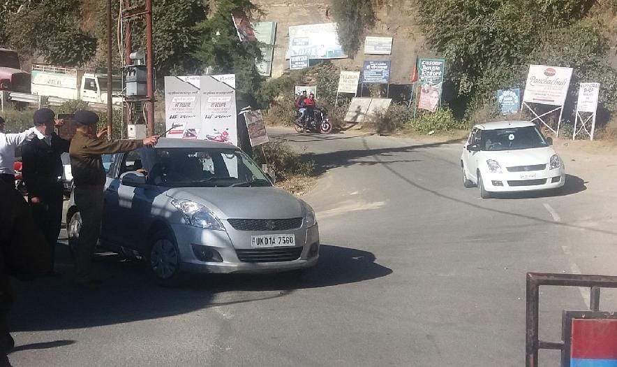 Improved road freight traffic in Almora.