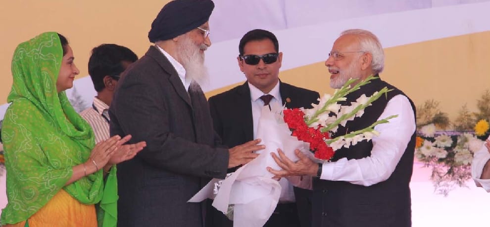 Captain attacked on PM's speech, raise question on the scilence on SYL