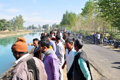 car sank into shaktinahar.