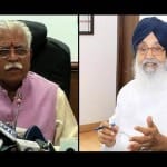 राष्ट्रपति भवन में होगा बादल-खट्टर का आमना-सामना