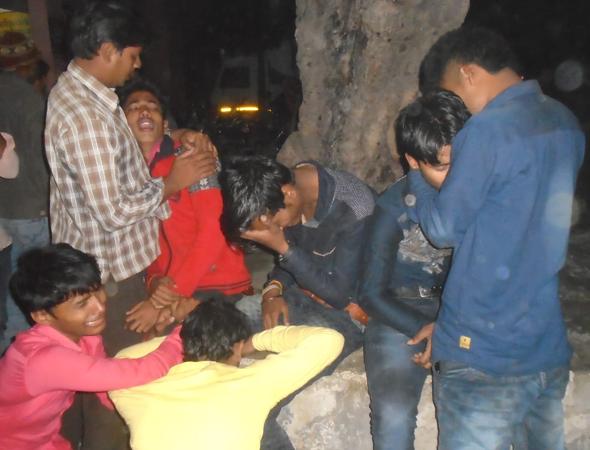 The chaos caused by the death of three young men from the same village