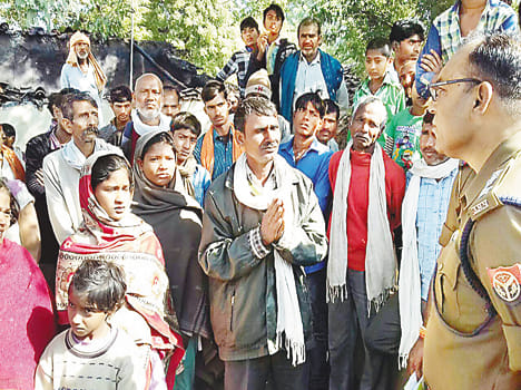 10 cattle burnt alive in the fire 