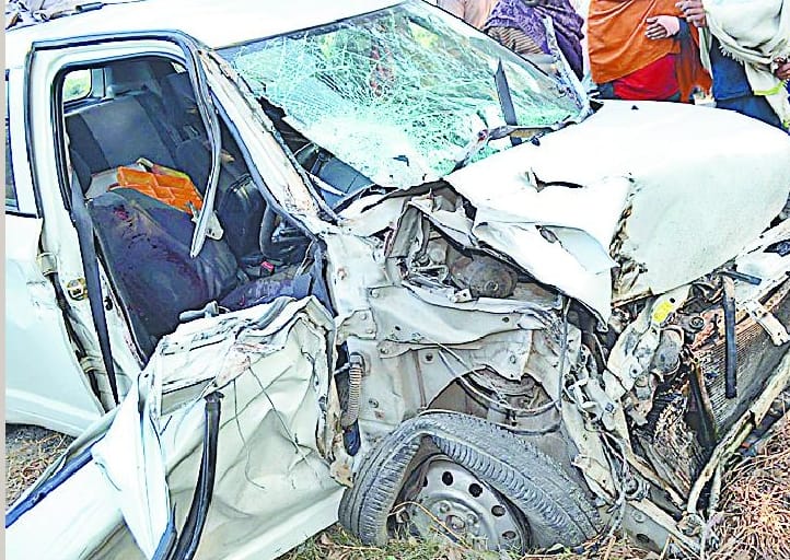 Car riders killed in road accident
