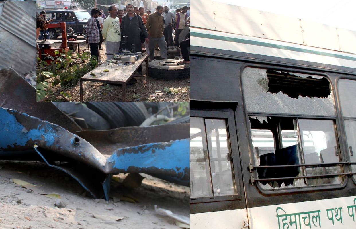 blast at tire Puncture shop.