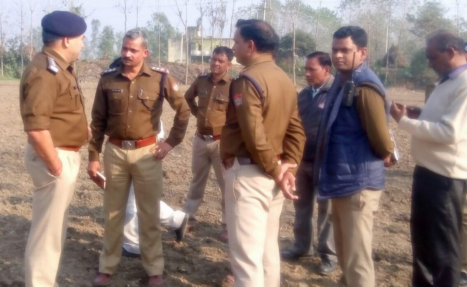 child dead body found buried in field.