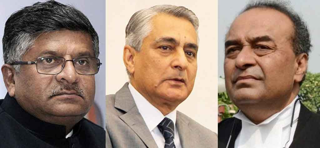 Judiciary Vs Center: Ravi Shankar Prasad & Mukul Rohatgi take a dig at CJI TS Thakur