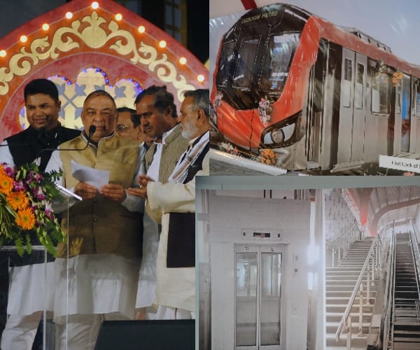  lucknow metro in Lucknow mahotsav.