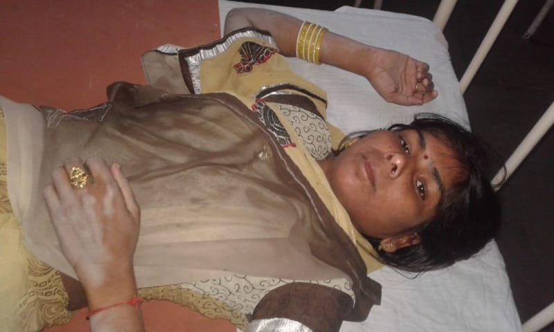 Nephew's wife attempted to burn alive