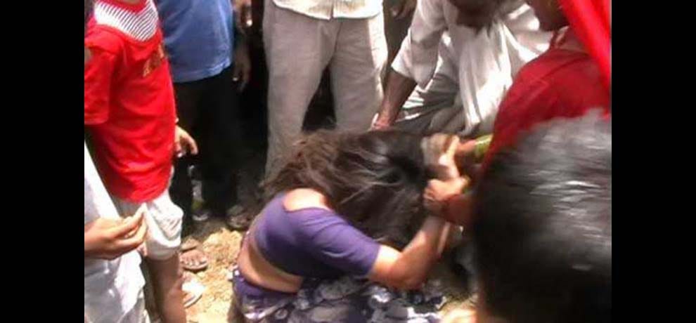 woman paraded naked in village of gorakhpur