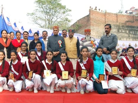 prize distribution function in sarswato vidaya mandir school. 
